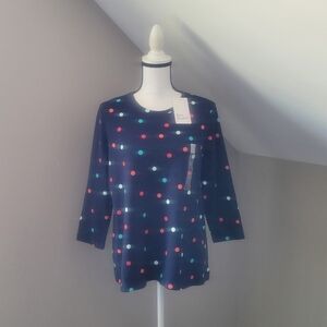 Kim Rogers Polka Dot Top